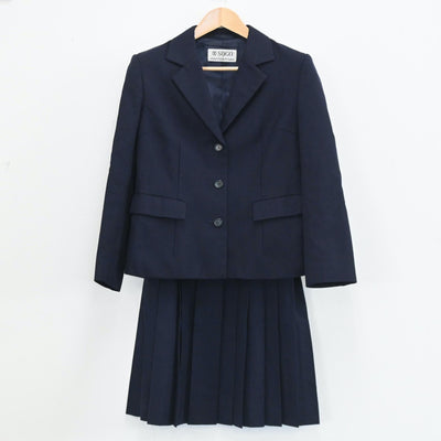 【中古】千葉県 千葉県立柏高校 女子制服 2点（ブレザー・スカート）sf003610