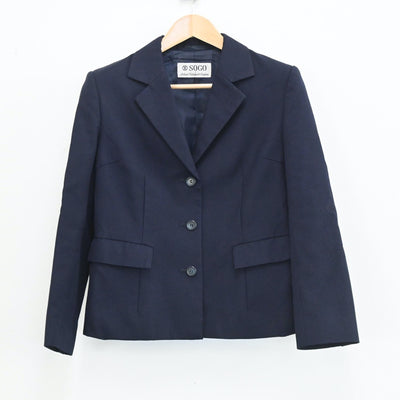 【中古】千葉県 千葉県立柏高校 女子制服 2点（ブレザー・スカート）sf003610
