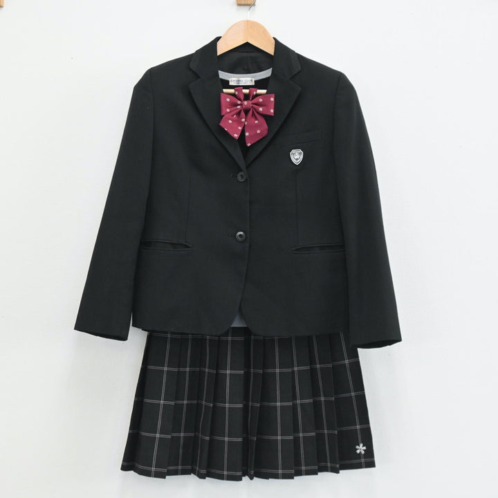 中古制服】鹿児島県 鹿児島県立明桜館高等学校 女子制服 4点