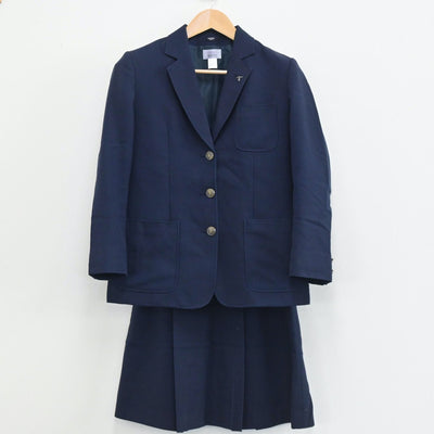 【中古】北海道 札幌市立稲積中学校 女子制服 3点（ブレザー・ベスト・スカート）sf003631