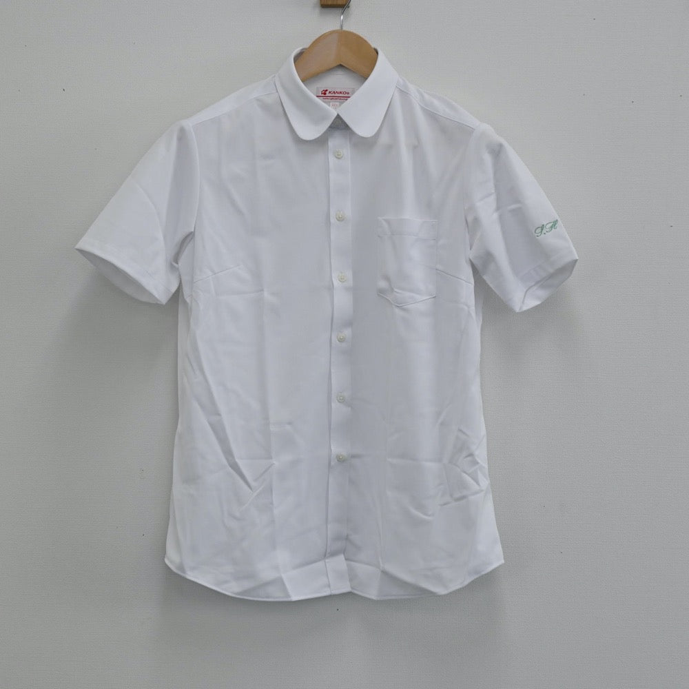 【中古】北海道 札幌西陵高校 女子制服 4点（シャツ・ベスト・ニットベスト）sf003635