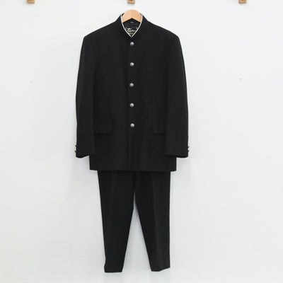 【中古】東京都 駒澤大学附属高校 男子制服 2点（学ラン・ズボン）sf003645