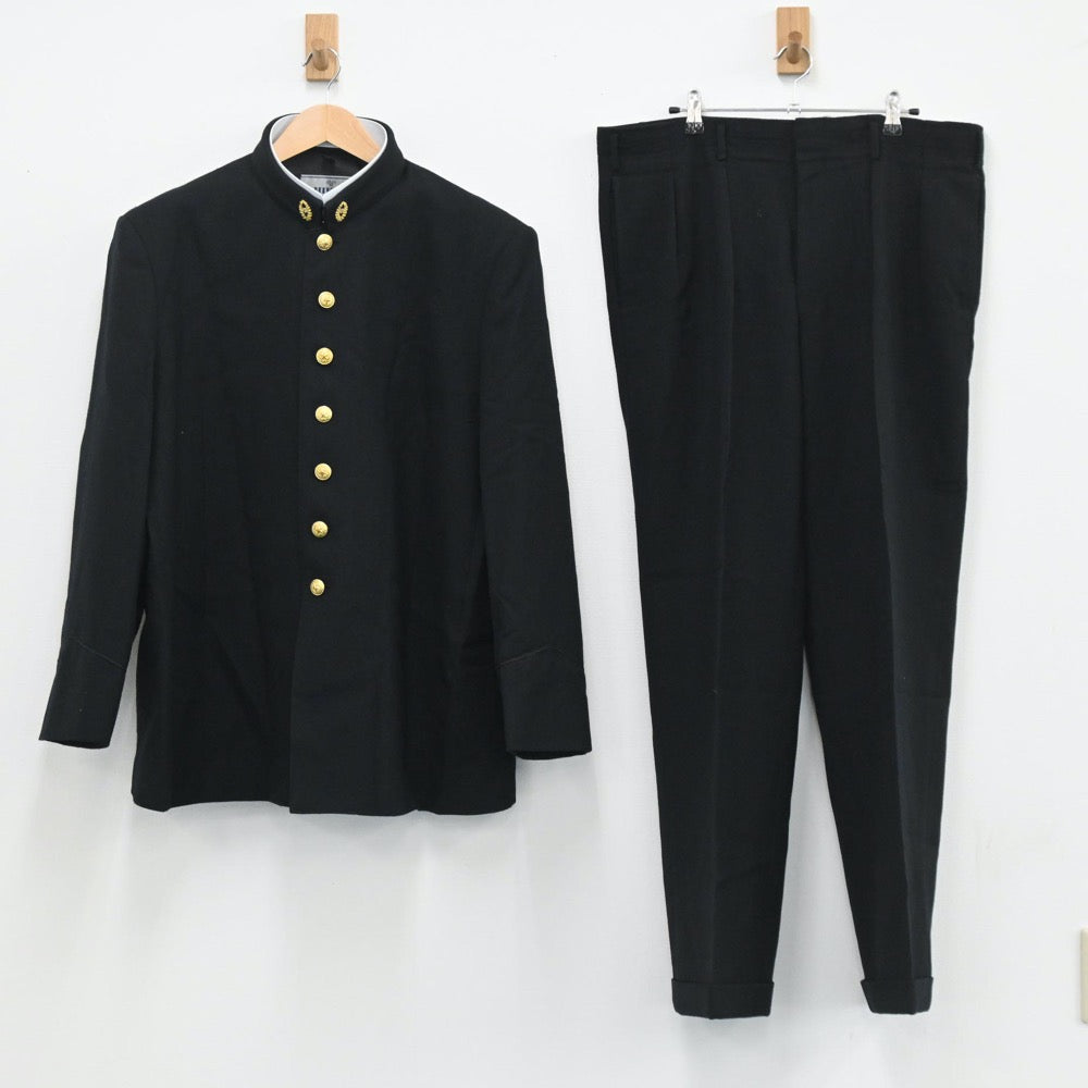 【中古】東京都 暁星中高等学校 男子制服 3点（学ラン・ズボン）sf003654