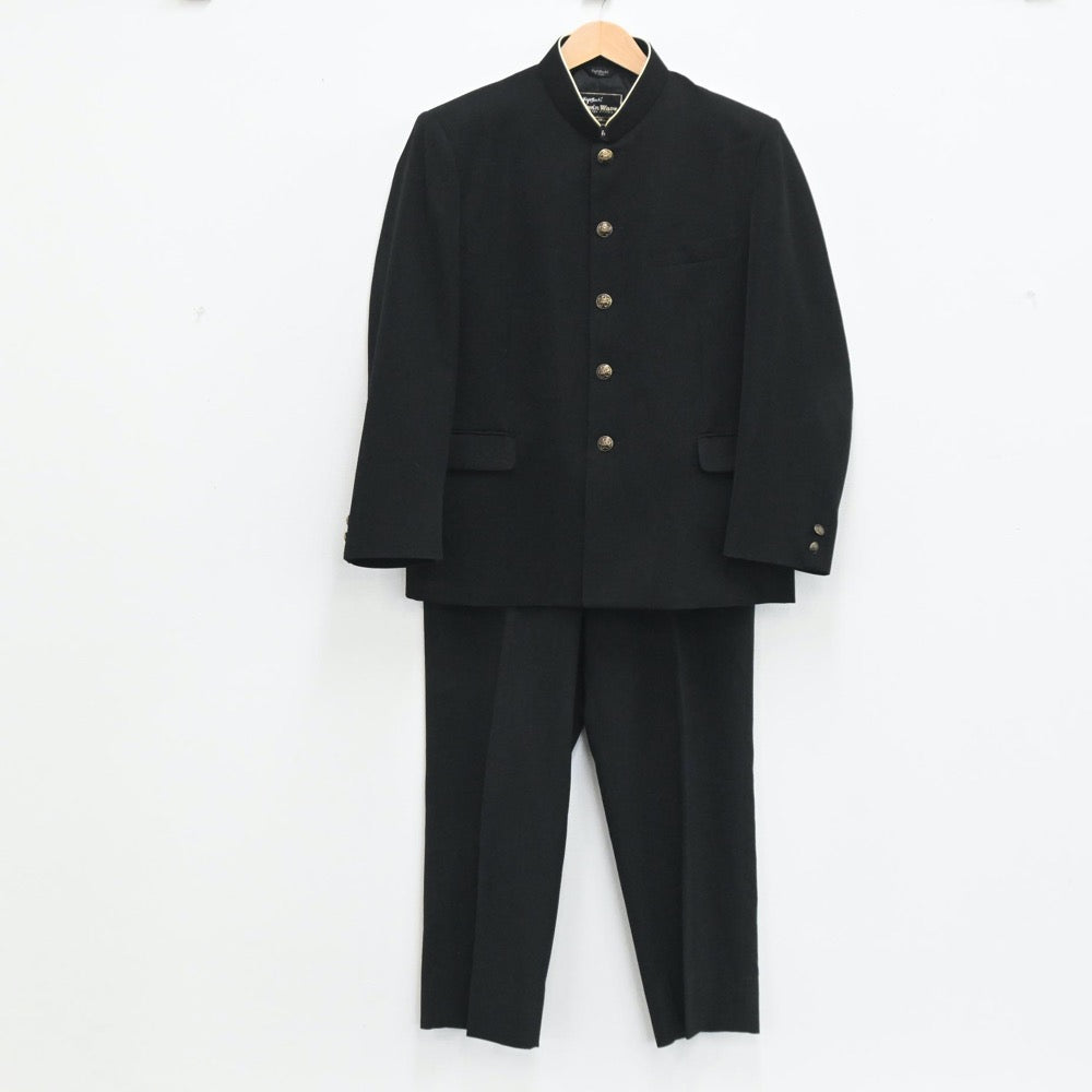 【中古】和歌山県 海南市立第三中学校 男子制服 3点（学ラン・ズボン）sf003655