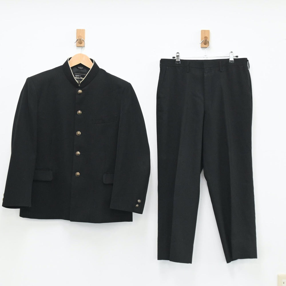 【中古】和歌山県 海南市立第三中学校 男子制服 3点（学ラン・ズボン）sf003655