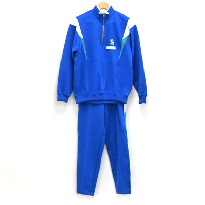 【中古】兵庫県 鈴蘭台中学校 男子制服 4点（ジャージ 上・体操服 上・ジャージ 下・体操服 下）sf003660