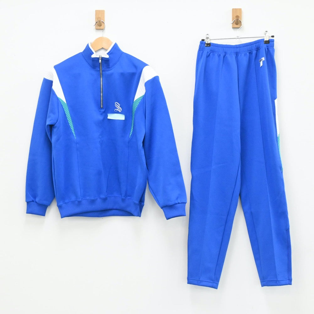 【中古】兵庫県 鈴蘭台中学校 男子制服 4点（ジャージ 上・体操服 上・ジャージ 下・体操服 下）sf003660