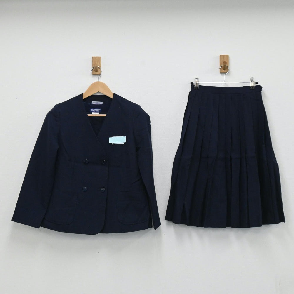 【中古】埼玉県 埼玉県北本市立北本中学校 女子制服 3点（ブレザー・ベスト・スカート）sf003669