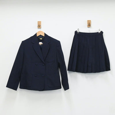 【中古】埼玉県 埼玉県立鴻巣高等学校 女子制服 3点（ブレザー・ベスト・スカート）sf003673