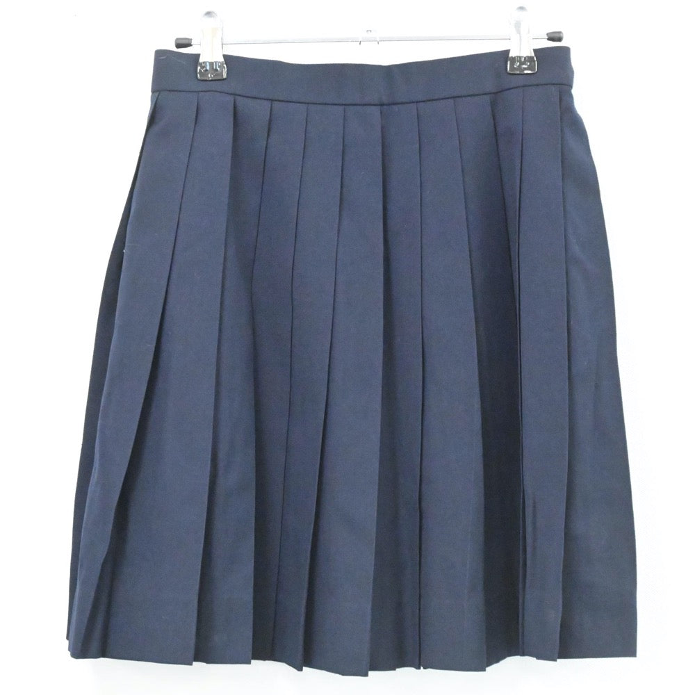 【中古】埼玉県 埼玉県立鴻巣高等学校 女子制服 2点（ベスト・スカート）sf003674