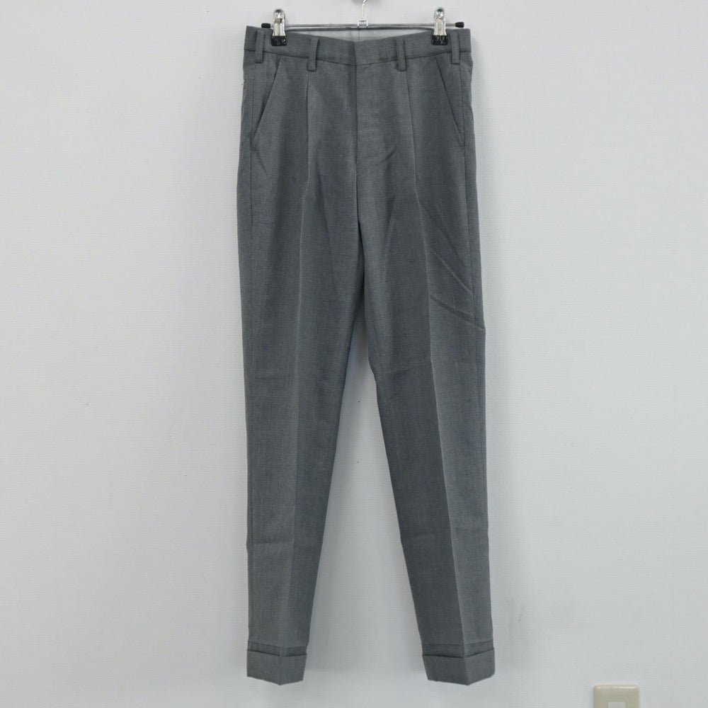 【中古】東京都 國學院久我山中学校 男子制服 3点（ニットベスト・ズボン）sf003688