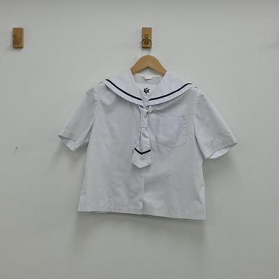 【中古】茨城県 神栖第四中学校 女子制服 3点（セーラー服・スカート）sf003703