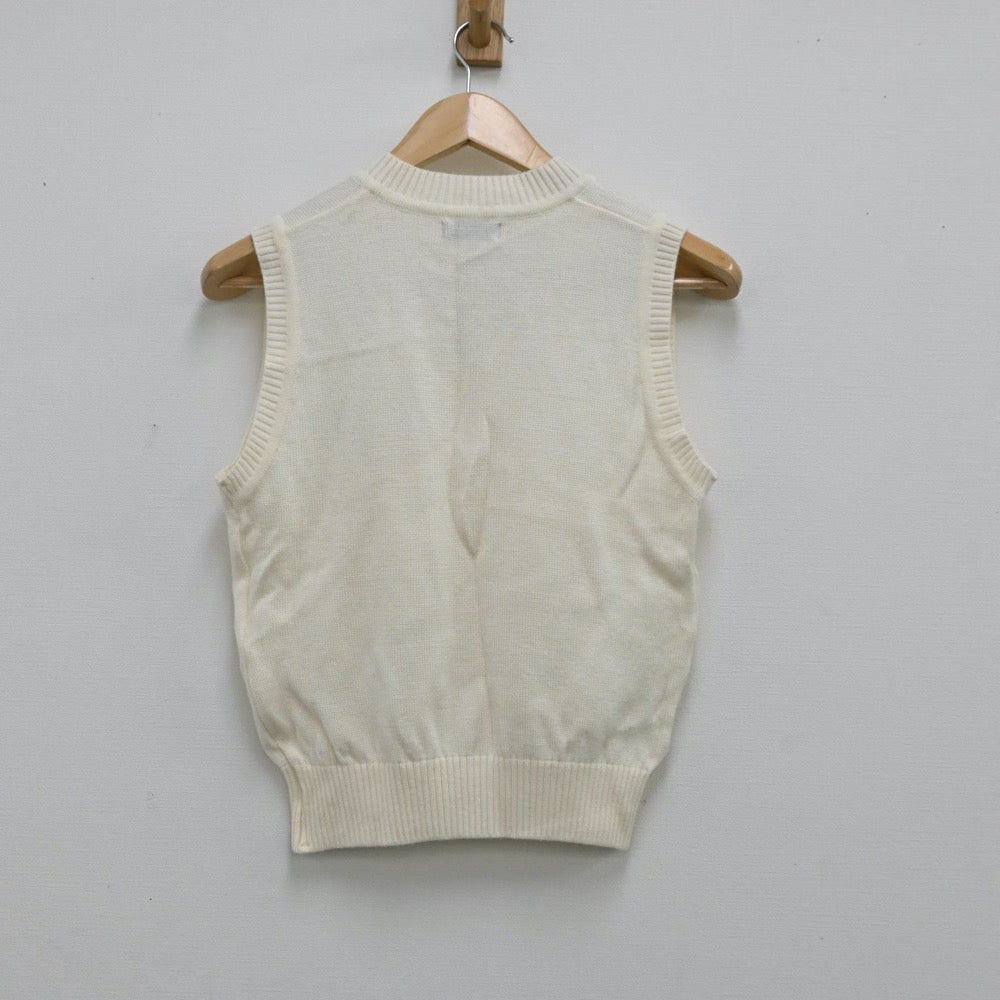 【中古】東京都 専修大学附属高等学校 女子制服 1点（ニットベスト）sf003711