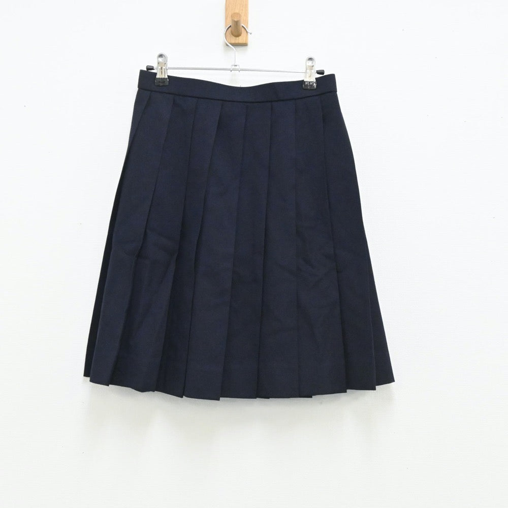 【中古】神奈川県 神奈川学園中学・高等学校 女子制服 2点（ニット・スカート）sf003718