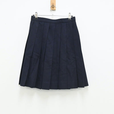 【中古】神奈川県 神奈川学園中学・高等学校 女子制服 2点（ニット・スカート）sf003718