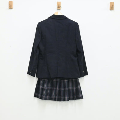 【中古】東京都 八雲学園中学・高等学校 女子制服 3点（ブレザー・スカート）sf003722