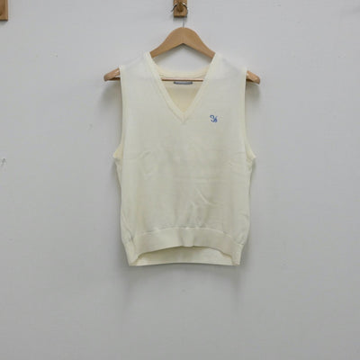 【中古】東京都 八雲学園中学・高等学校 女子制服 3点（ニットベスト・スカート）sf003723