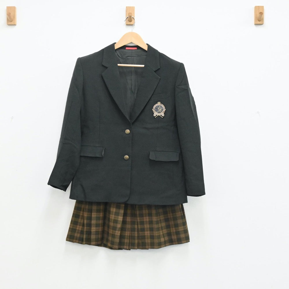 【中古】長野県 明科高等学校 女子制服 7点（ブレザー・シャツ・スカート）sf003729