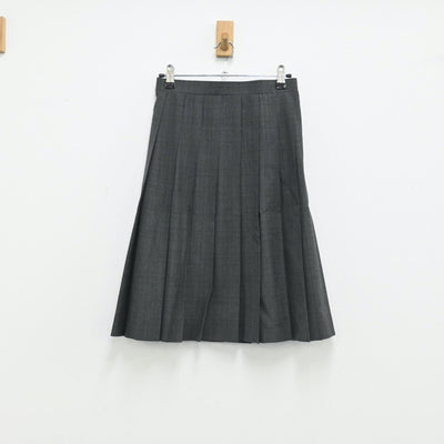 【中古】東京都 松江第四中学校 女子制服 3点（シャツ・ニットベスト・スカート）sf003734