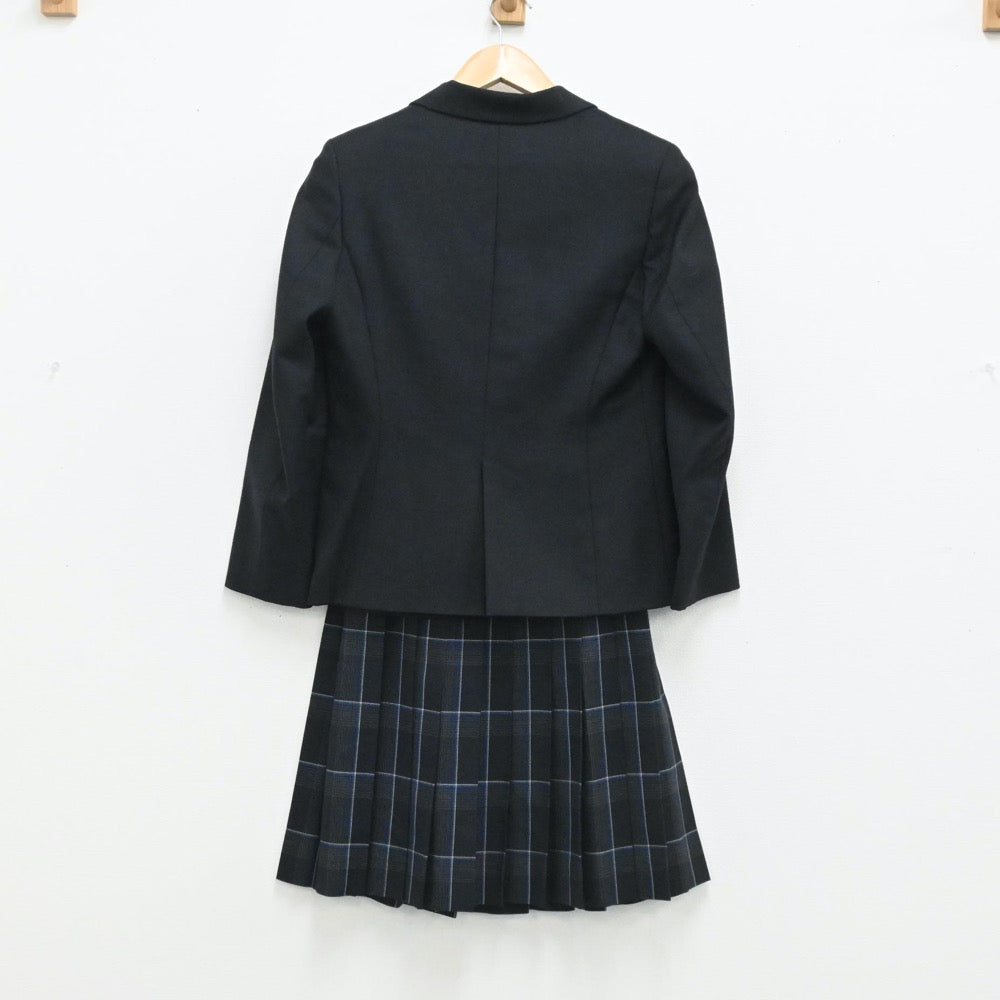 【中古】埼玉県 塚越中学校 女子制服 5点（ブレザー・ニットベスト・スカート）sf003737