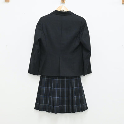 【中古】埼玉県 塚越中学校 女子制服 5点（ブレザー・ニットベスト・スカート）sf003737