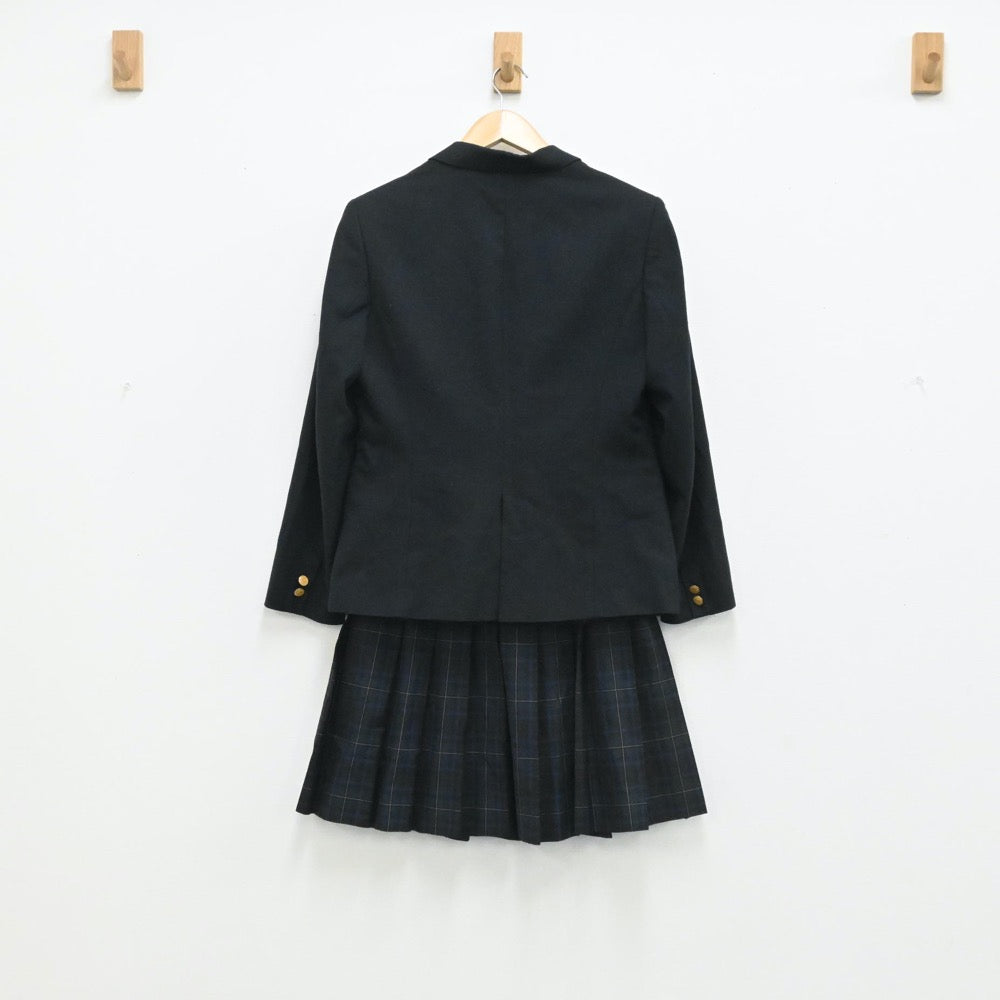 【中古】岡山県 玉野高等学校 女子制服 8点（ブレザー・スカート）sf003740