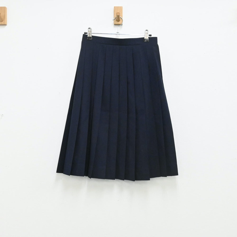 【中古】茨城県 総和中学校 女子制服 3点（セーラー服・スカート）sf003741