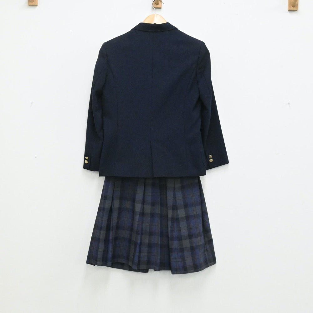 【中古】北海道 新川中学校 女子制服 3点（ブレザー・ベスト・スカート）sf003745