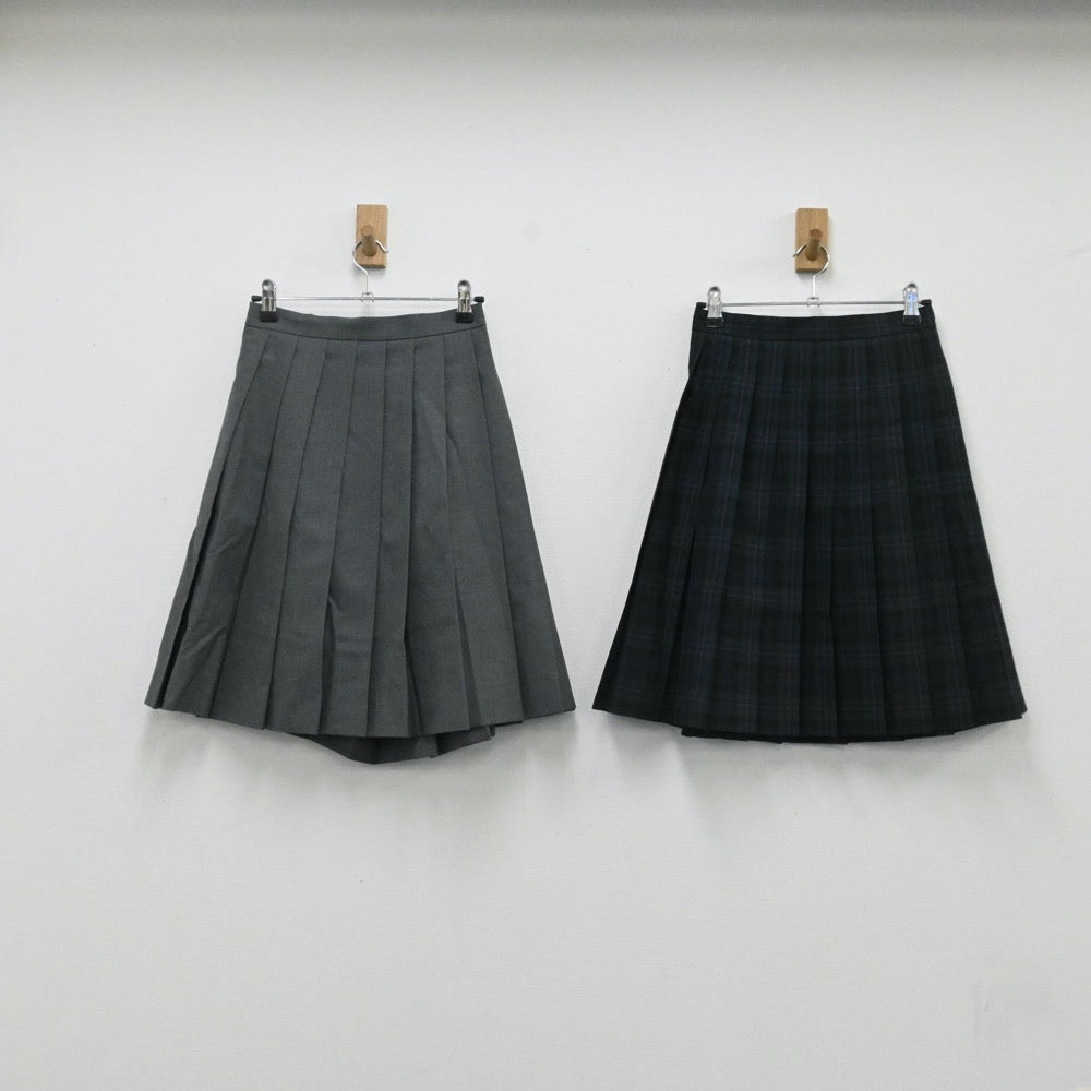 【中古】東京都 玉川学園高等部(中等部) 女子制服 2点（スカート）sf003757