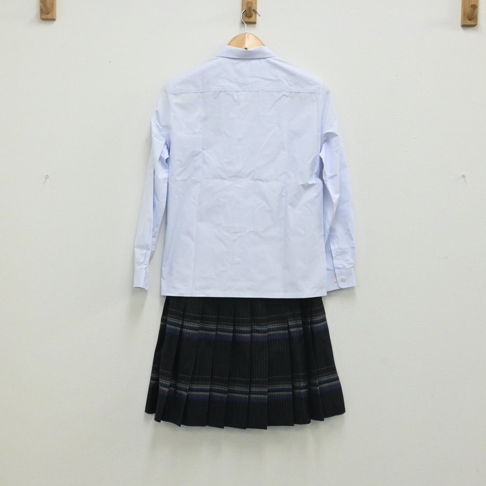 【中古】大阪府 賢明学院高等学校 女子制服 5点（ブレザー・シャツ・スカート）sf003758