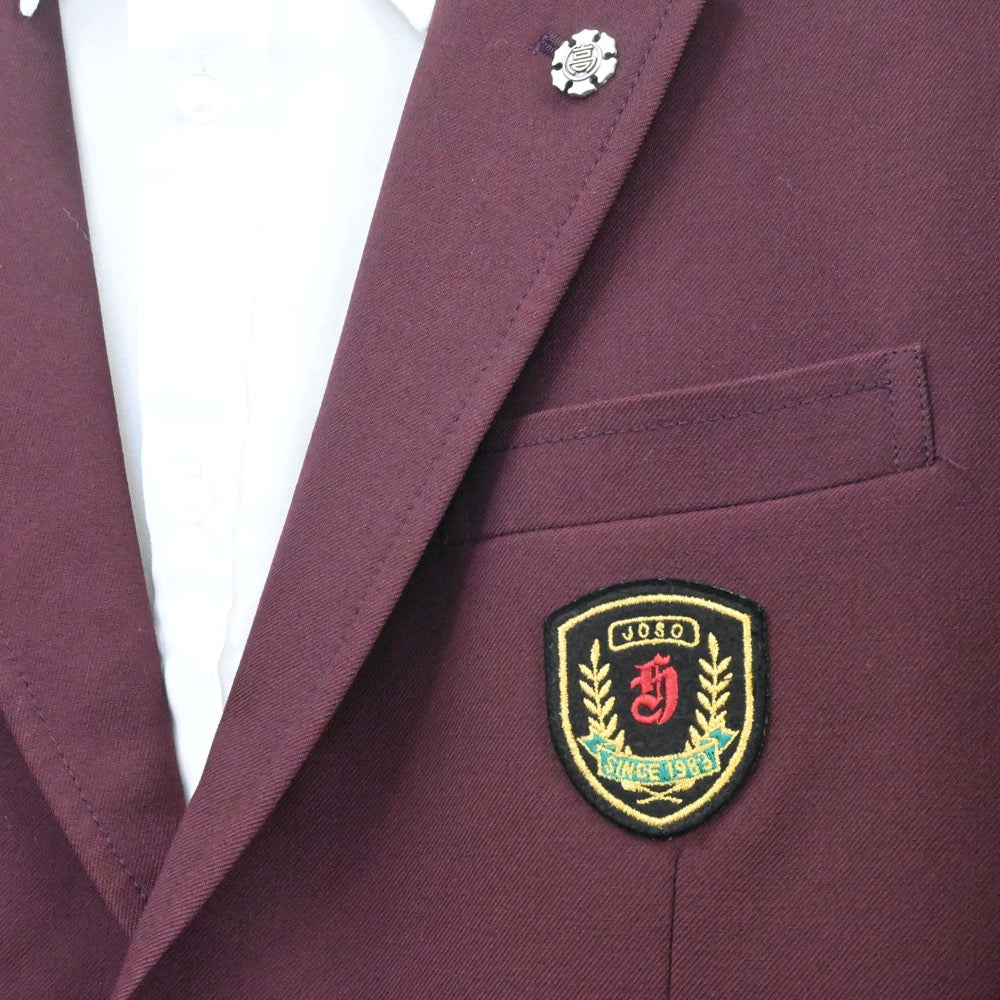 【中古】茨城県 常総学院高等学校 男子制服 3点（ブレザー・シャツ・ズボン）sf003773