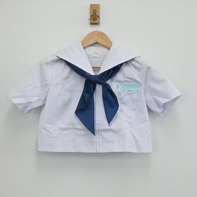 【中古】大分県 臼杵市立西中学校 女子制服 3点（セーラー服・スカート）sf003782