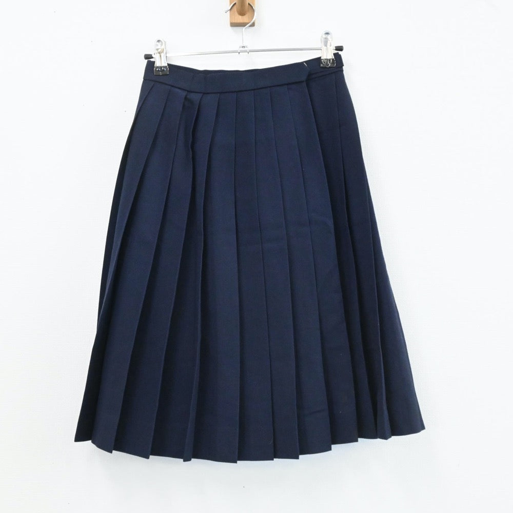 【中古】大分県 臼杵市立西中学校 女子制服 3点（セーラー服・スカート）sf003782