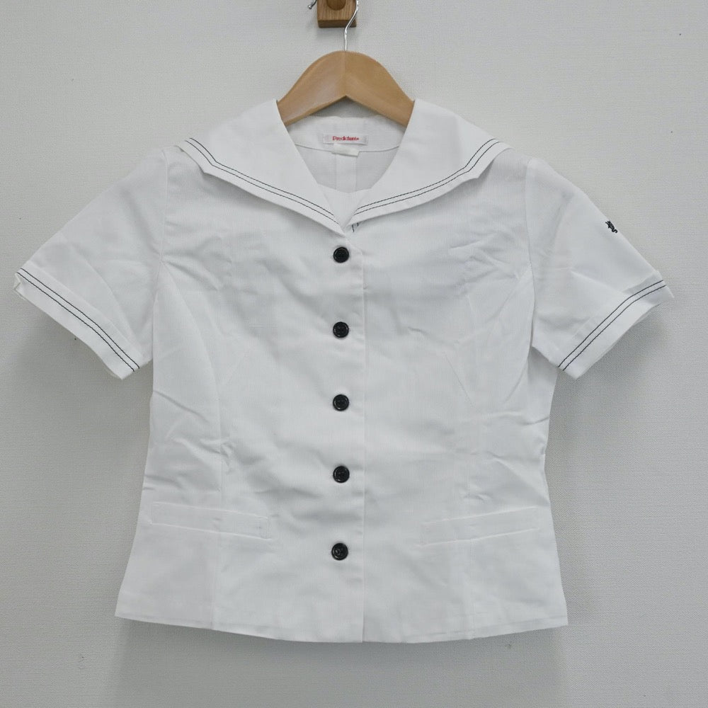 【中古】大分県 楊志館高等学校 女子制服 3点（セーラー服・スカート）sf003785