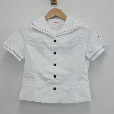 【中古】大分県 楊志館高等学校 女子制服 3点（セーラー服・スカート）sf003785