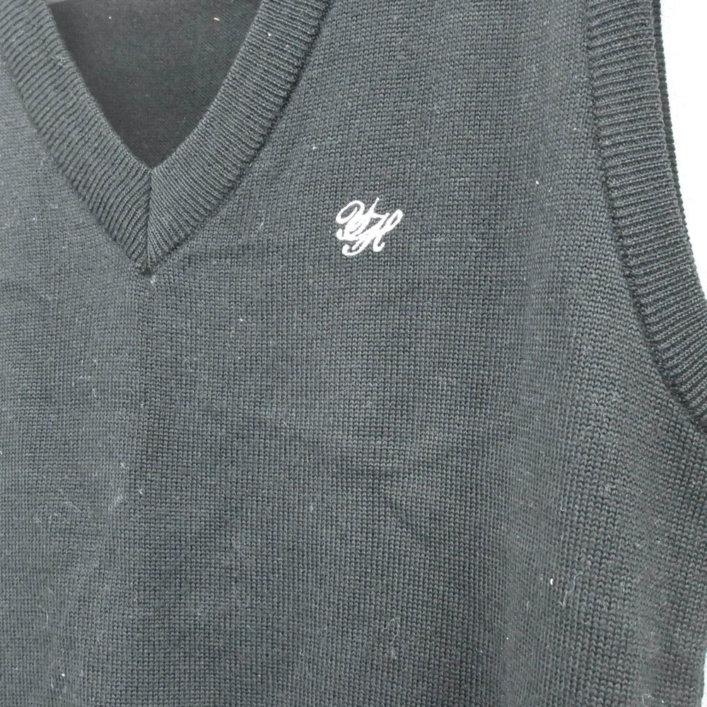 【中古】大分県 楊志館高等学校 女子制服 3点（セーラー服・ニットベスト・スカート）sf003786