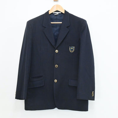 【中古】東京都 実践学院高等学校 男子制服 4点（ブレザー・ニット・ズボン）sf003787