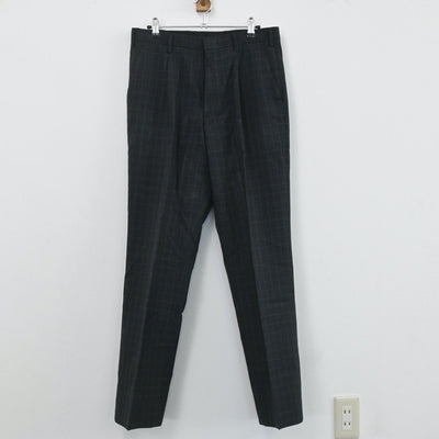 【中古】東京都 実践学院高等学校 男子制服 4点（ブレザー・ニット・ズボン）sf003787