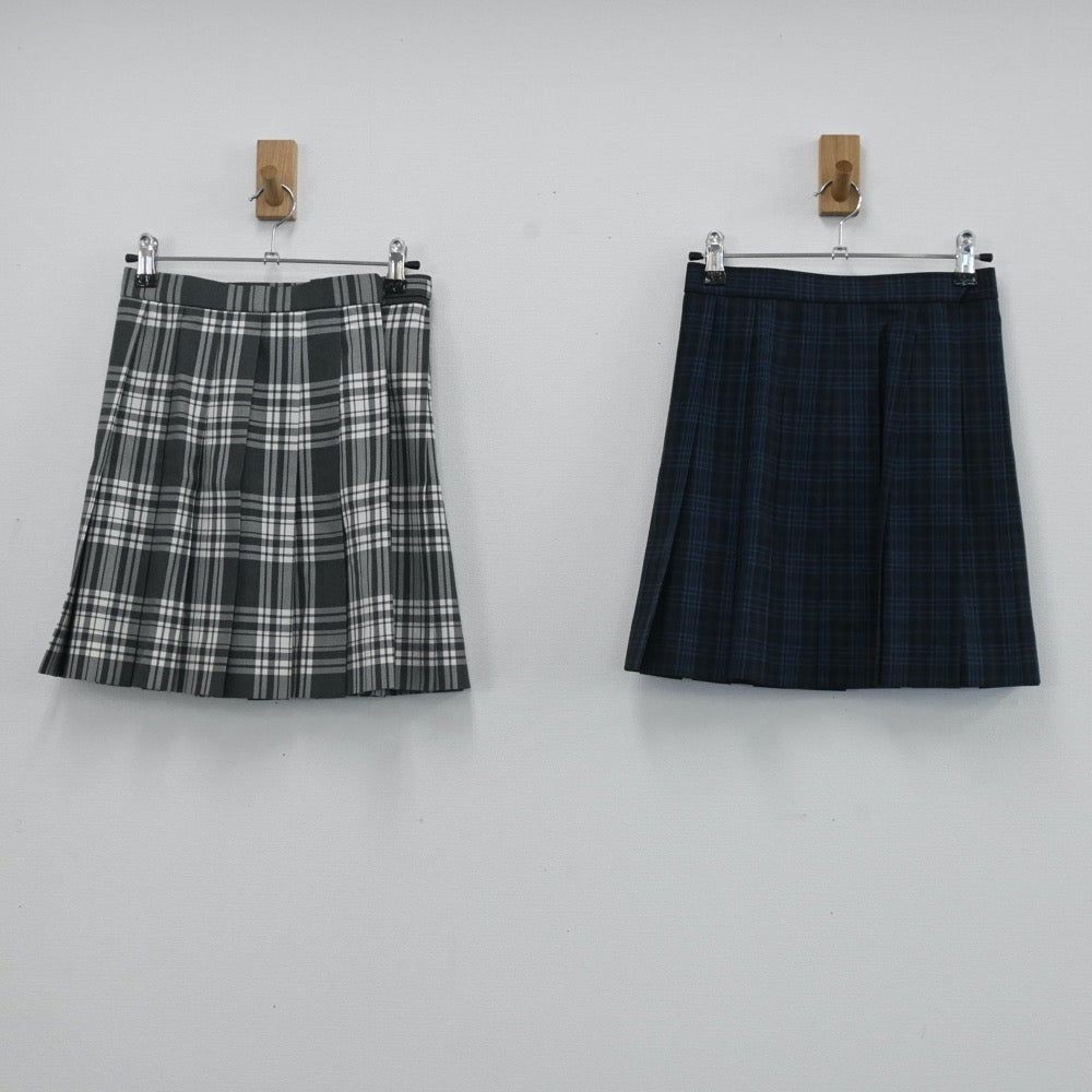 【中古】東京都 立志舎高等学校 女子制服 3点（ブレザー・スカート）sf003788