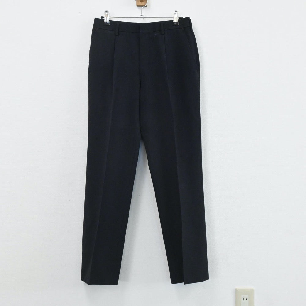 【中古】岡山県 岡山理科大学附属高等学校 男子制服 3点（シャツ・ズボン）sf003799