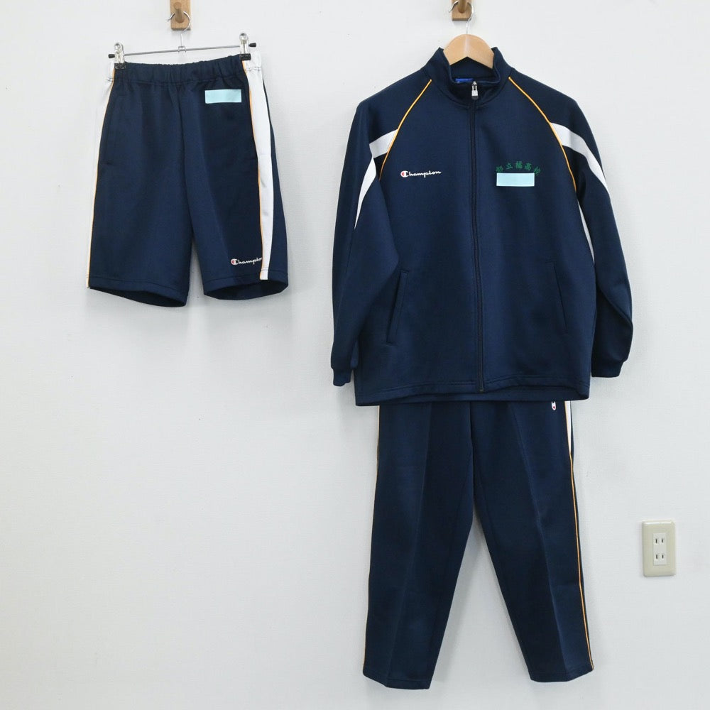 【中古】東京都 都立橘高校 女子制服 3点（ジャージ 上・体操服 下・ジャージ 下）sf003805