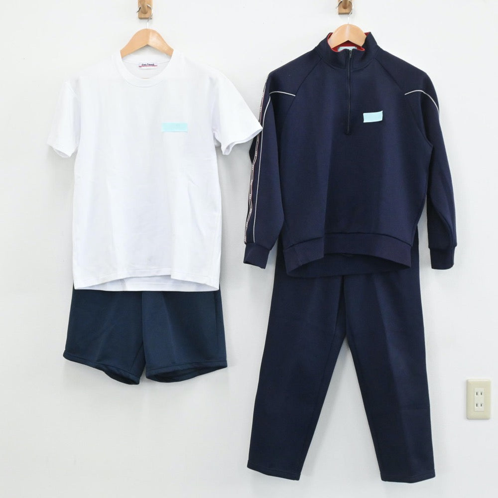 中古制服】東京都 清新第二中学校 女子制服 4点（体操服 上・ジャージ