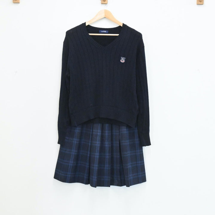 中古制服】静岡県 加藤学園高等学校 女子制服 7点（ブレザー・シャツ・ニット・スカート）sf003833【リサイクル学生服】 | 中古制服通販パレイド