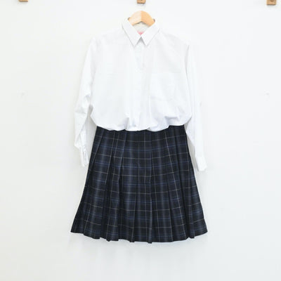 【中古】埼玉県 進修館高等学校 女子制服 5点（ブレザー・シャツ・スカート）sf003855