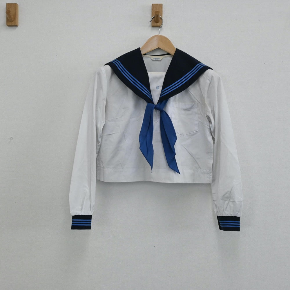 中古制服】熊本県 東陵高等学校 女子制服 4点（セーラー服・スカート）sf003881【リサイクル学生服】 | 中古制服通販パレイド