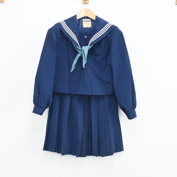 中古制服】愛知県 愛知淑徳中学・高等学校 女子制服 5点（セーラー服 