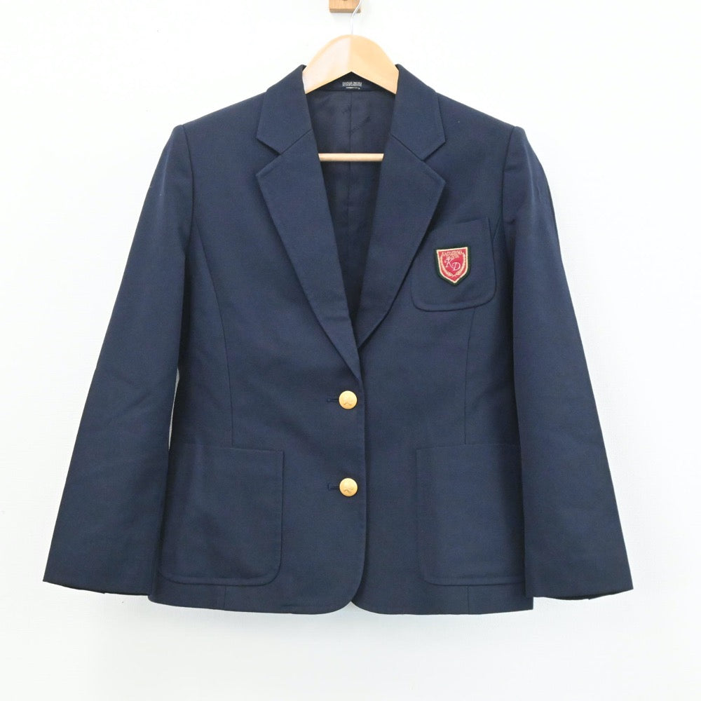 【中古】鹿児島県 鹿児島第一中学校 女子制服 5点（ブレザー・シャツ・ベスト・スカート）sf003899