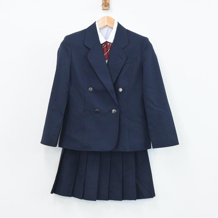 【中古】鹿児島県 鹿児島第一高校 女子制服 4点（ブレザー・シャツ・スカート）sf003901