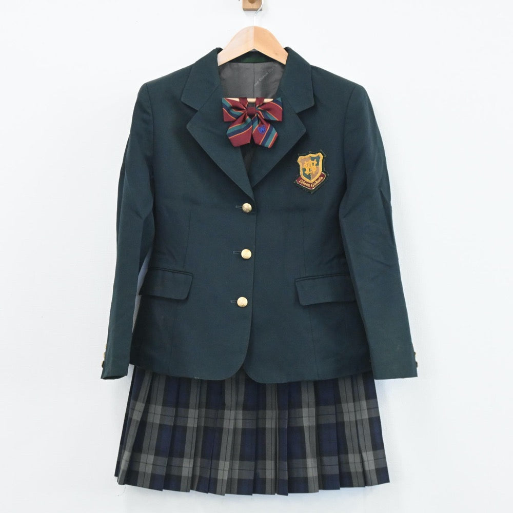 【中古】福岡県 西南学院高校 女子制服 3点（ブレザー・スカート）sf003918