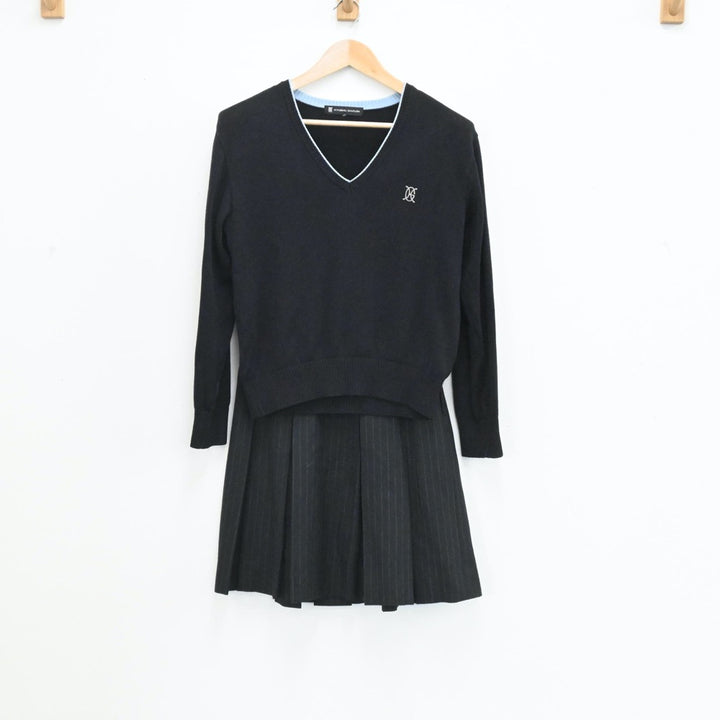 【中古制服】熊本県 九州学院高校 女子制服 5点（ブレザー・シャツ・ニット・スカート）sf003965【リサイクル学生服】 | 中古制服通販パレイド